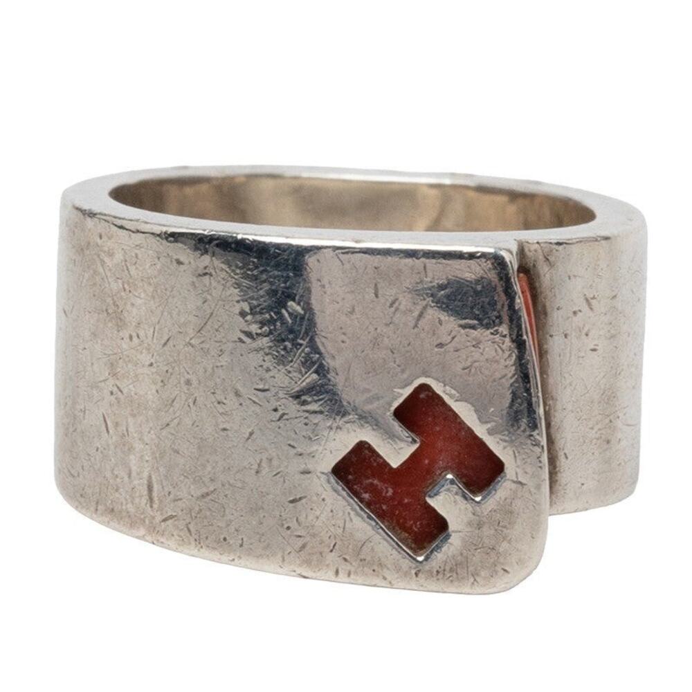 Hermes Candy Ring #52 Sterling Silver 925